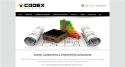 Desktop Screenshot of codexenergy.ie